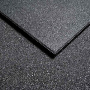 Plain Premium Gym Flooring Black 1 768x576